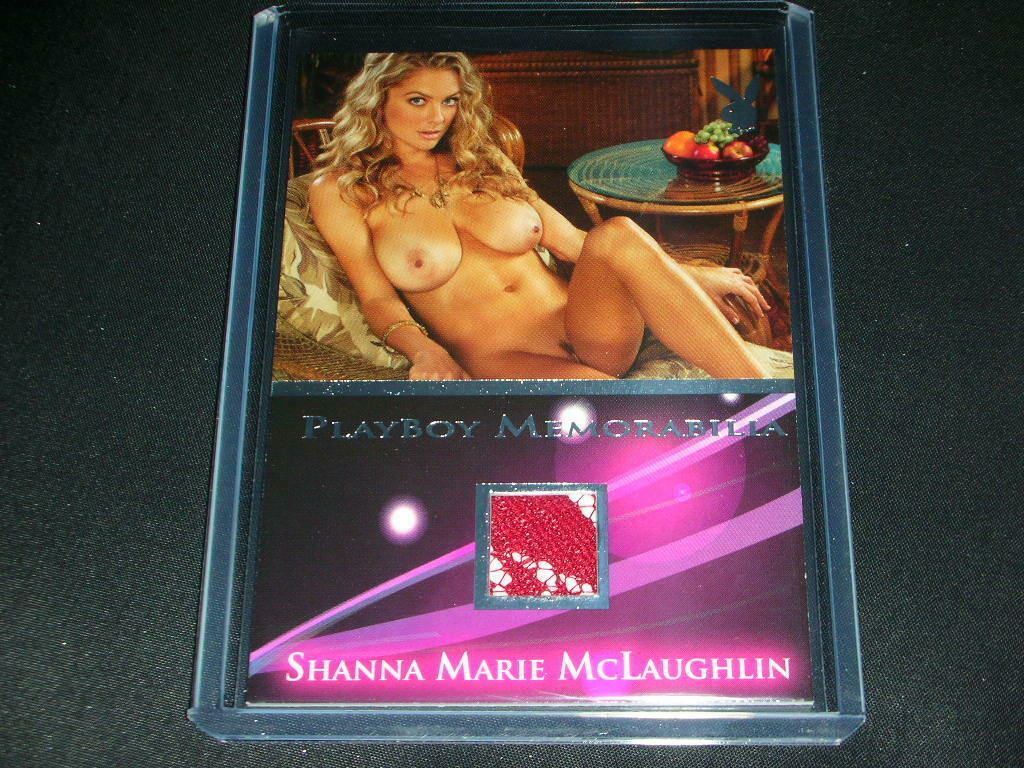 Playboy Sexy Vixens Shanna Marie McLaughlin Platinum Foil Memorabilia Card