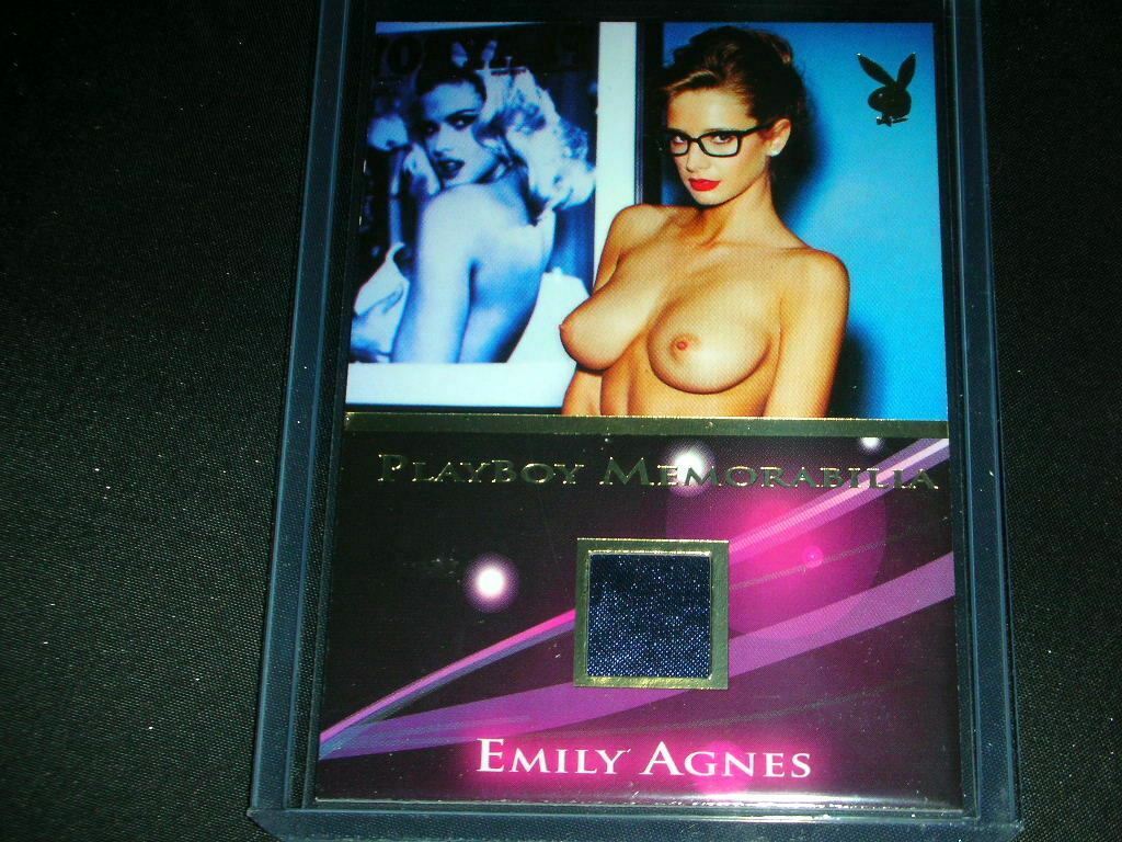 Playboy Sexy Vixens Emily Agnes Memorabilia Card