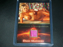 Load image into Gallery viewer, Playboy Way Too Hot To Handle Dani Mathers Memorabilia Card

