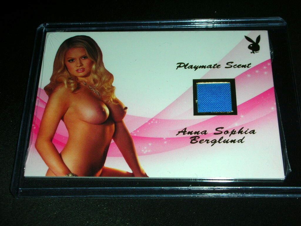 Playboy Centerfold Update 6 Anna Sophia Berglund Scented Memorabilia Card