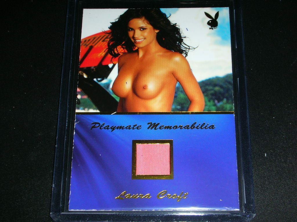 Playboy Centerfold Update 5 Laura Croft Memorabilia Card