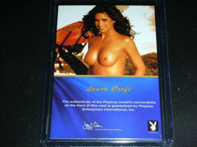 Load image into Gallery viewer, Playboy Centerfold Update 5 Laura Croft Memorabilia Card
