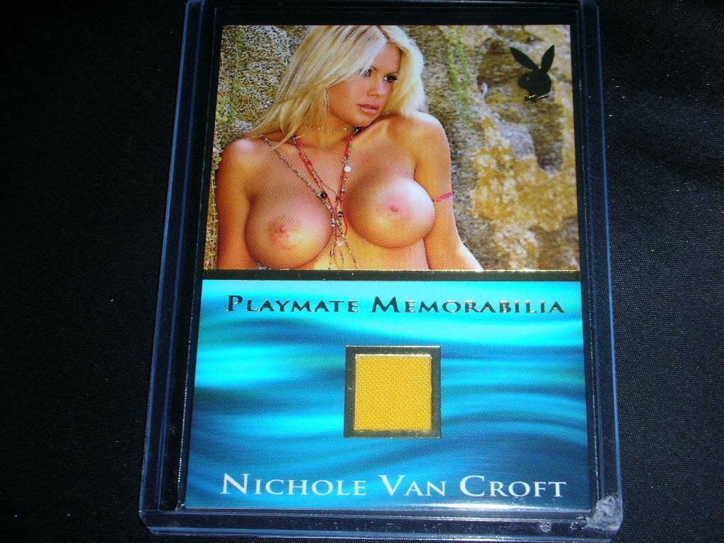 Playboy Barefoot Beauties Nichole Van Croft Memorabilia Card