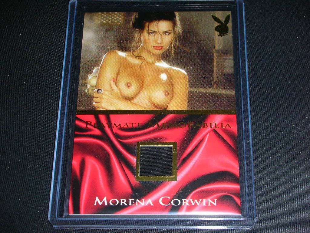 Playboy Lingerie Seduction Morena Corwin Memorabilia Card