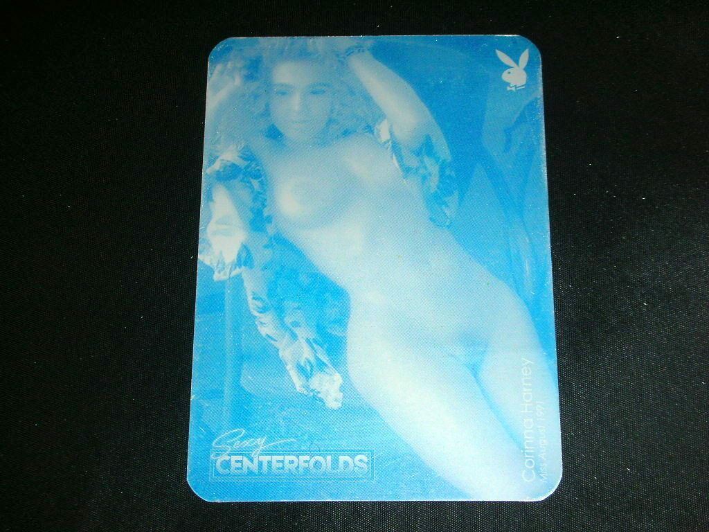 Playboy Sexy Centerfolds Corinna Harney Press Plate Card