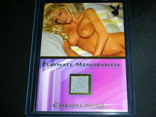 Load image into Gallery viewer, Playboy BBR Christi Shake Memorabilia Card
