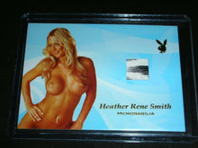 Load image into Gallery viewer, Playboy Centerfold Update 5 Heather Rene Smith Spotlight Memorabilia Card
