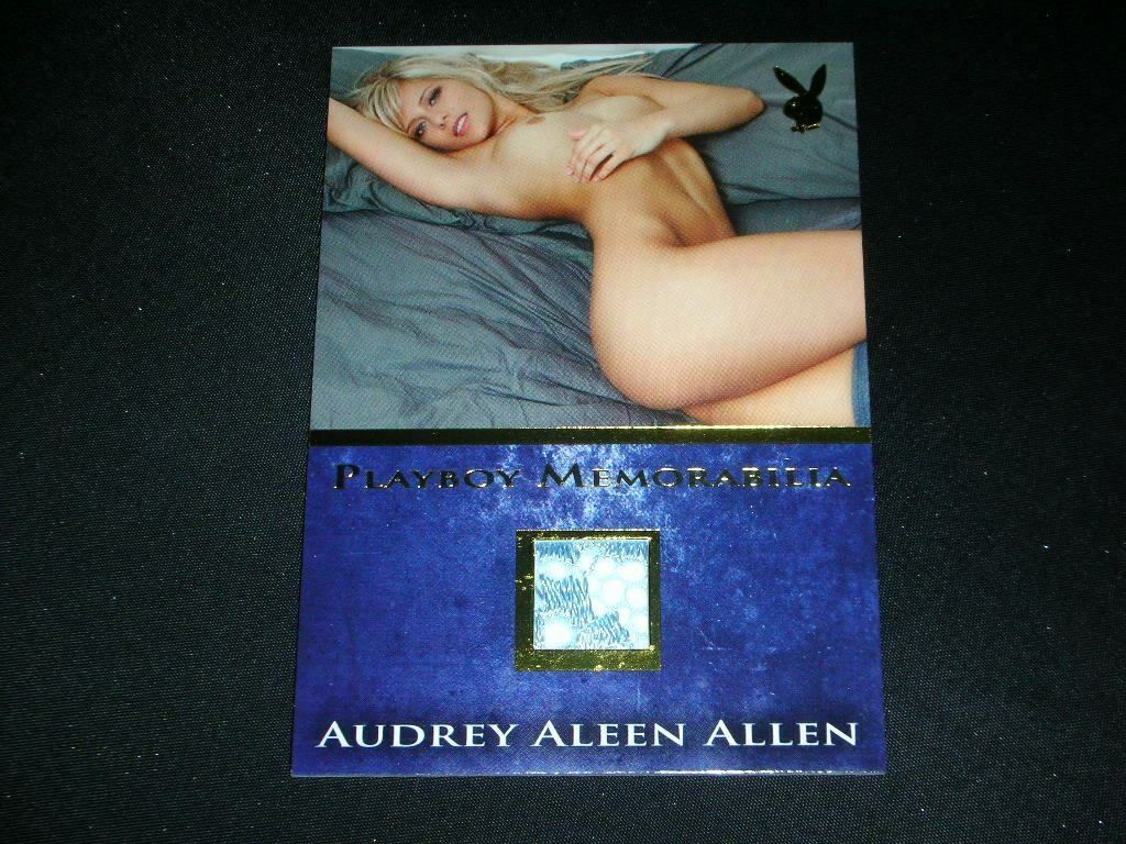 Playboy Bare Assets Audrey Aleen Allen Memorabilia Card