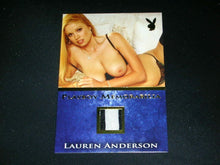 Load image into Gallery viewer, Playboy Bare Assets Lauren Anderson Memorabilia Card
