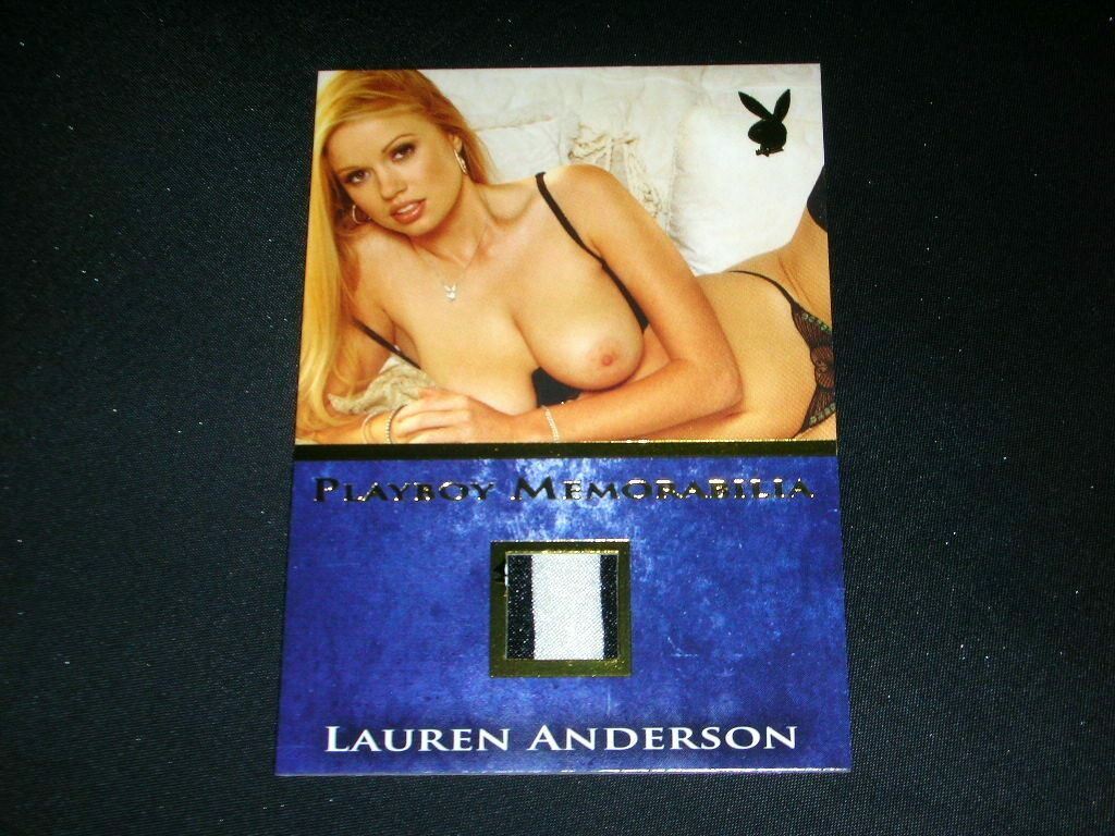 Playboy Bare Assets Lauren Anderson Memorabilia Card