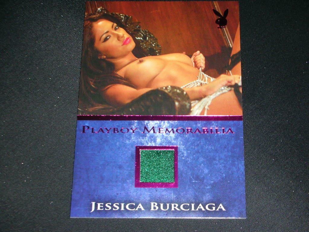 Playboy Bare Assets Jessica Burciaga Pink Foil Memorabilia Card