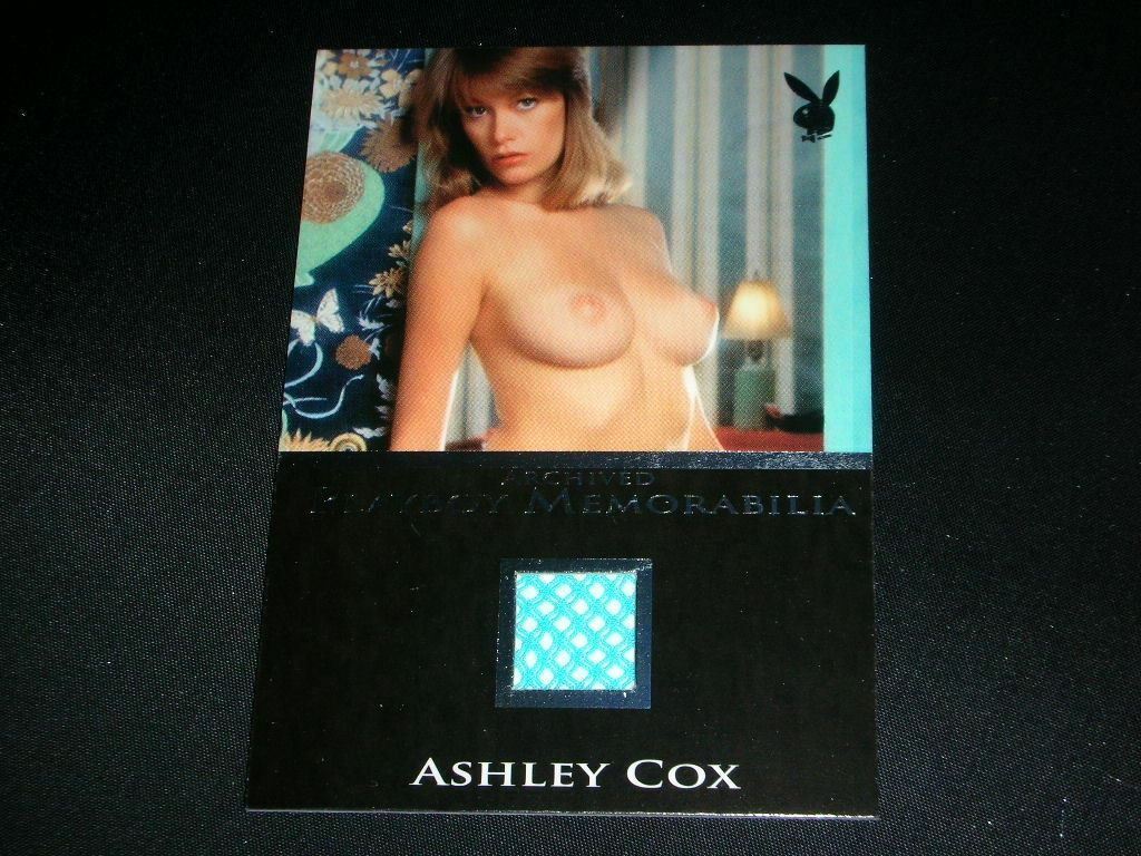 Playboy Bare Assets Ashley Cox Platinum Foil Archived Memorabilia Card