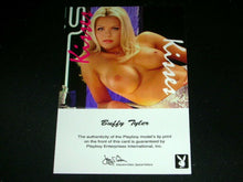 Load image into Gallery viewer, Playboy Bare Assets Buffy Tyler Kiss Card
