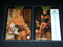 Load image into Gallery viewer, Playboy Victoria Zdrok Collectors Club Auto Set

