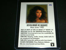 Load image into Gallery viewer, Playboy June Edition Devin DeVasquez Auto Card
