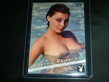 Load image into Gallery viewer, Playboy Barefoot Beauties Victoria Valentino Auto Card
