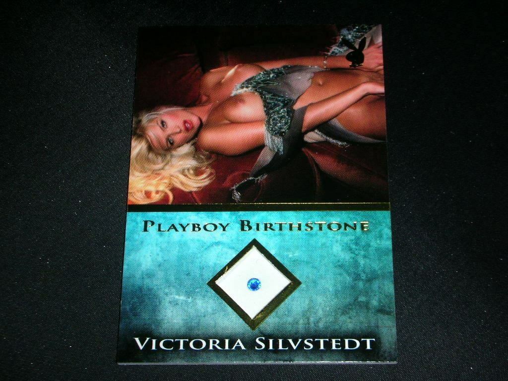 Playboy Bare Assets Victoria Silvstedt Birthstone Card