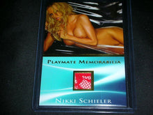 Load image into Gallery viewer, Playboy Wet &amp; Wild 3 Nikki Schieler Memorabilia Card
