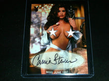 Load image into Gallery viewer, Playboy Centerfold Update 2 Carrie Stevens Auto Card
