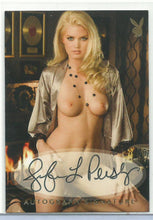 Load image into Gallery viewer, Playboy Sexy Girls Jennifer Pershing Gold Foil Autograph Card 1
