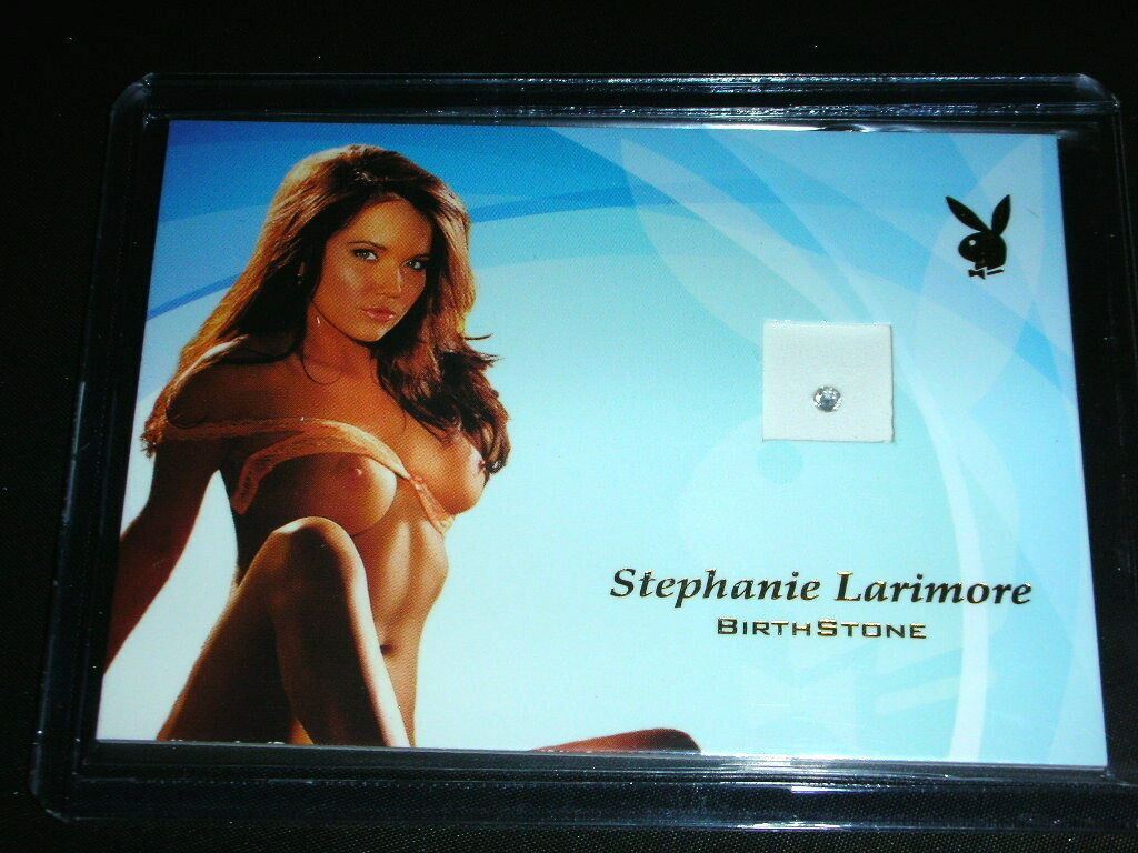 Playboy Centerfold Update 5 Stephanie Larimore Spotlight Birthstone Card