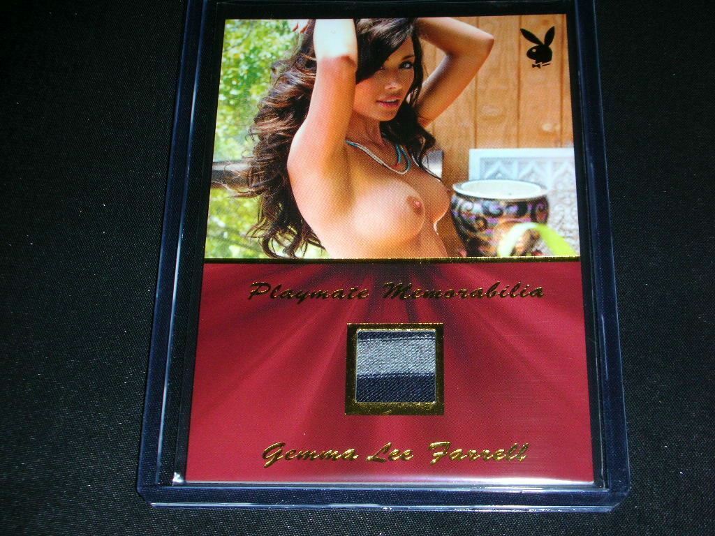 Playboy Centerfold Update 7 Gemma Lee Farrell Memorabilia Card