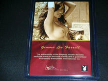 Load image into Gallery viewer, Playboy Centerfold Update 7 Gemma Lee Farrell Memorabilia Card
