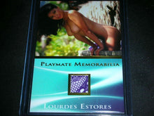 Load image into Gallery viewer, Playboy Wet &amp; Wild 3 Lourdes Estores Memorabilia Card
