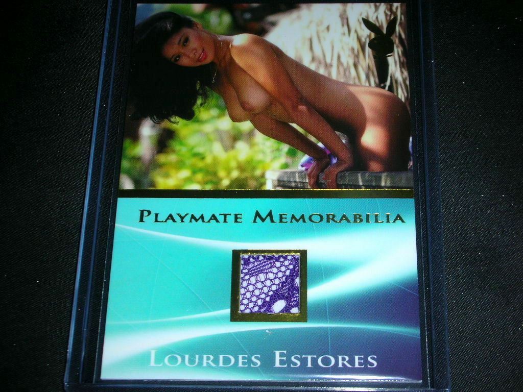 Playboy Wet & Wild 3 Lourdes Estores Memorabilia Card