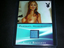 Load image into Gallery viewer, Playboy Wet &amp; Wild 3 Alley Baggett Platinum Foil Memorabilia Card
