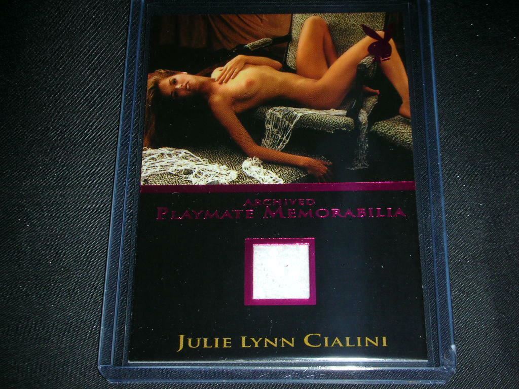Playboy Wet & Wild 3 Julie Lynn Cialini Pink Foil Archived Memorabilia Card
