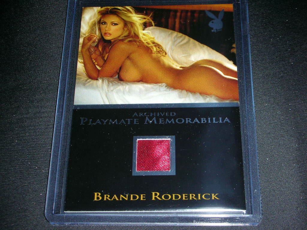 Playboy Wet & Wild 3 Brande Roderick Platinum Foil Archived Memorabilia Car