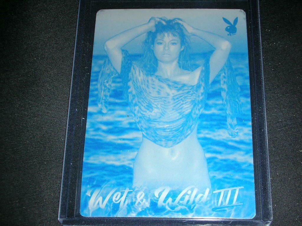 Playboy Wet & Wild 3 India Allen Press Plate Card