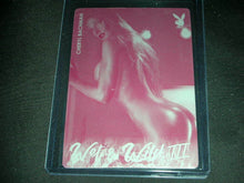 Load image into Gallery viewer, Playboy Wet &amp; Wild 3 Cheryl Bachman Press Plate Card
