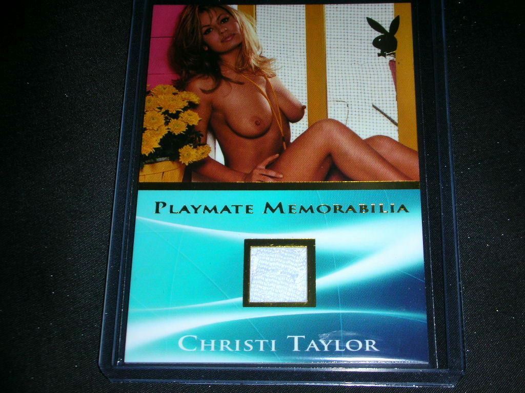 Playboy Wet & Wild 3 Christi Taylor Memorabilia Card