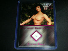 Load image into Gallery viewer, Playboy BBR Bettie Page Pink Foil Birthstone Card
