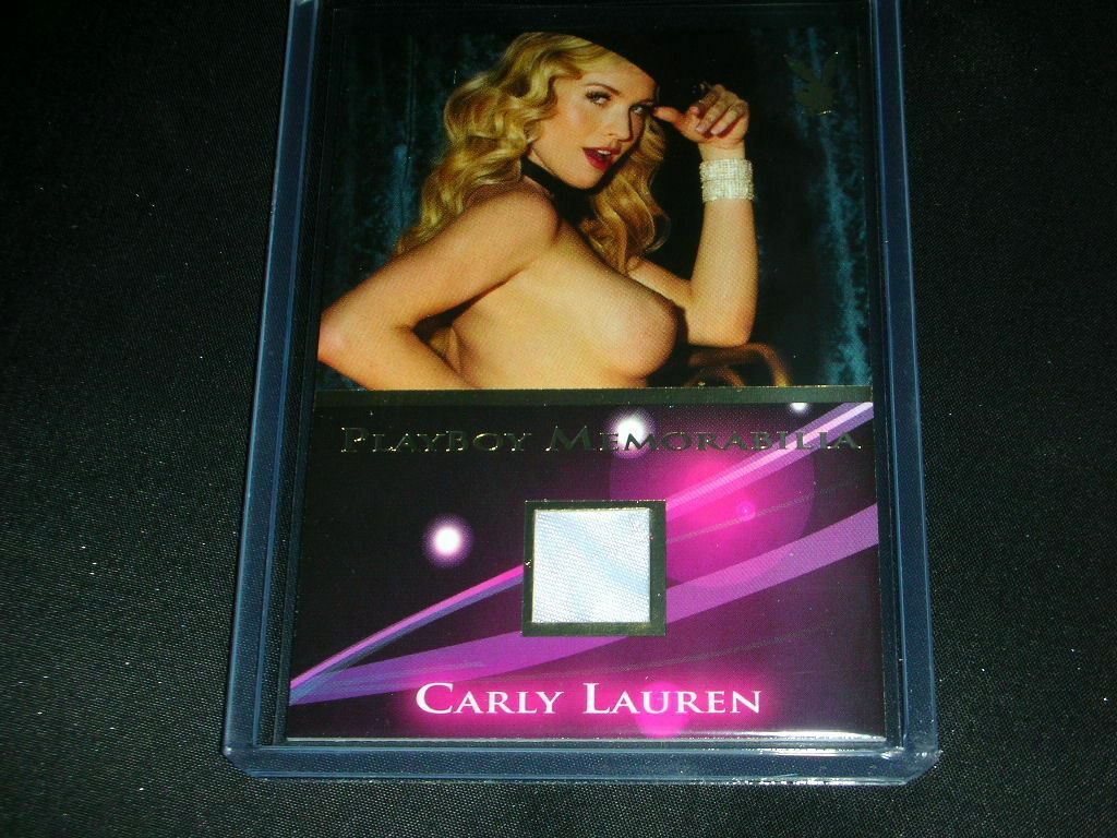Playboy Sexy Vixens Carly Lauren Memorabilia Card