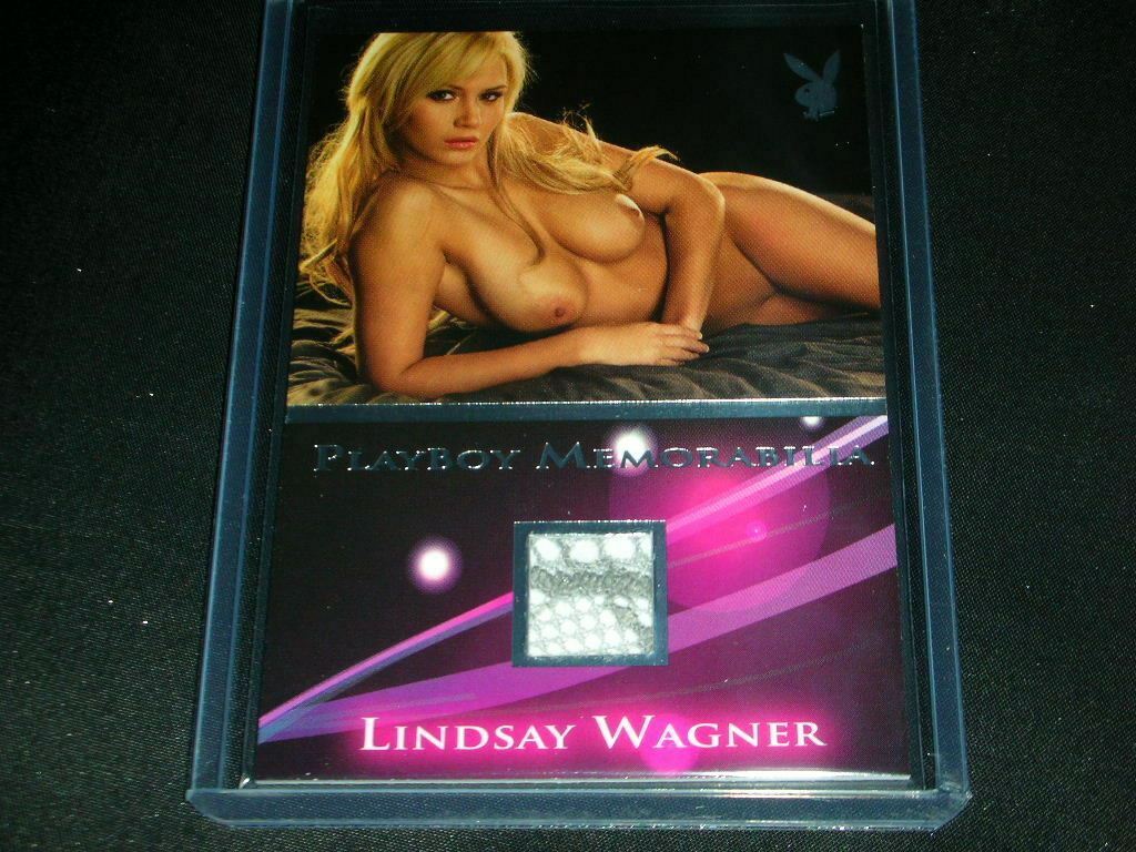 Playboy Sexy Vixens Lindsay Wagner Platinum Foil Memorabilia Card