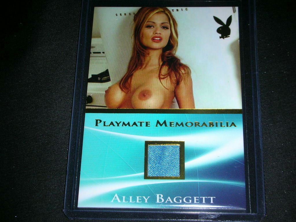 Playboy Wet & Wild 3 Alley Baggett Memorabilia Card