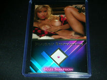 Load image into Gallery viewer, Playboy Sexy Vixens Suzi Simpson Birthstone Card
