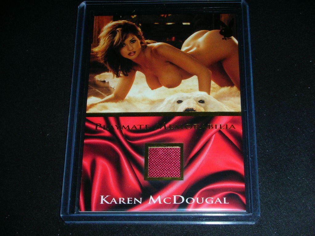 Playboy Lingerie Seduction Karen McDougal Memorabilia Card