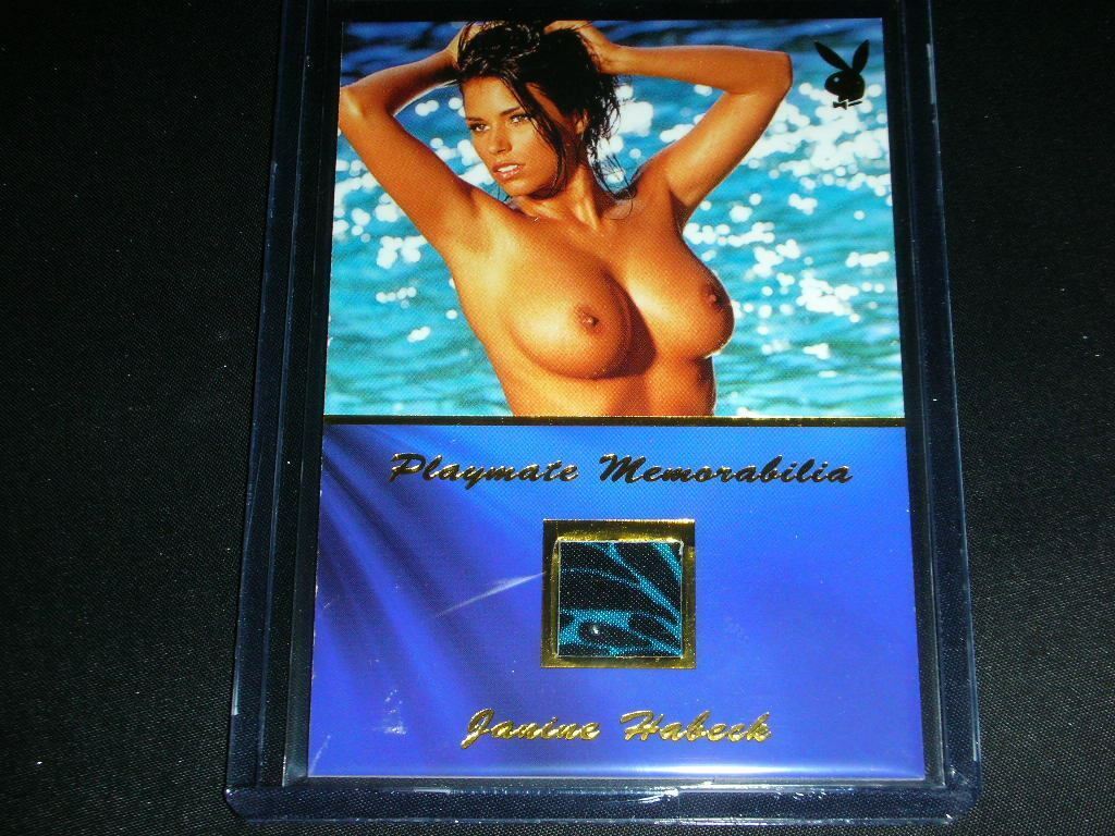 Playboy Centerfold Update 5 Janine Habeck Memorabilia Card