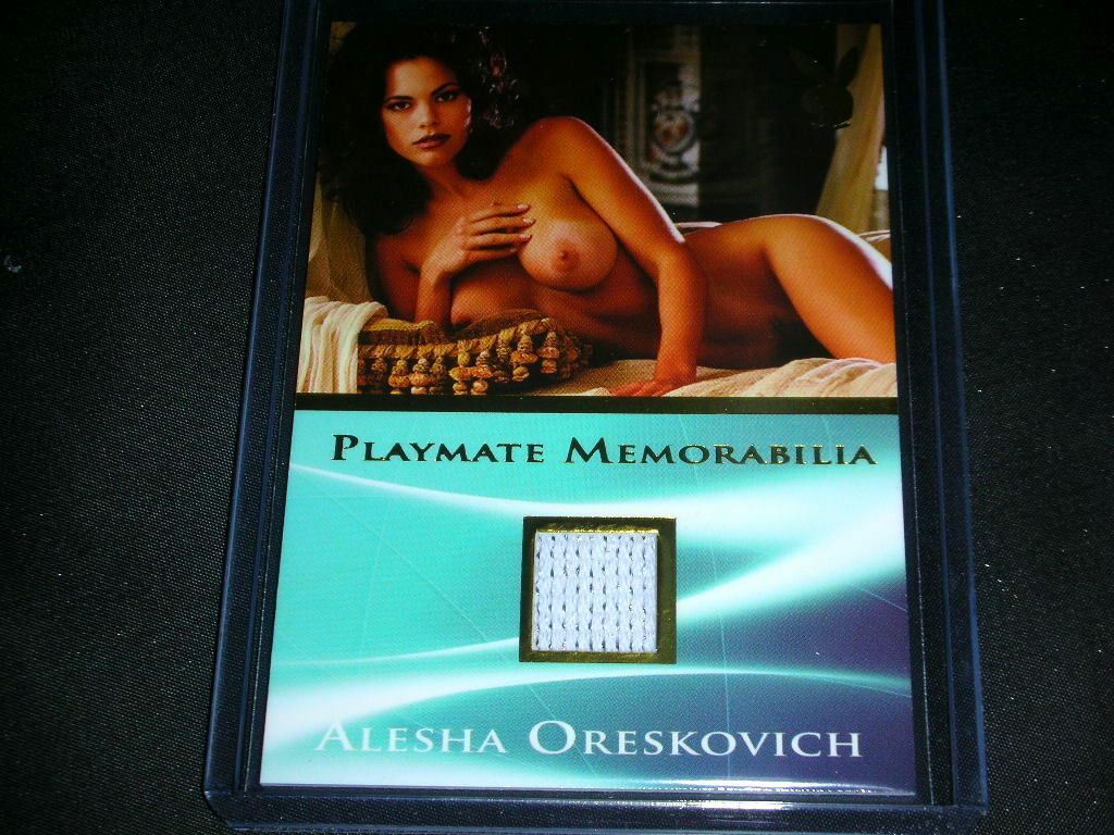 Playboy Wet & Wild 3 Alesha Oreskovich Memorabilia Card