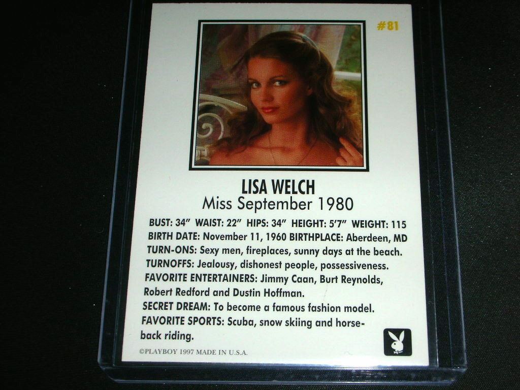 Playboy September Edition Lisa Welch Auto Card – Xandebay