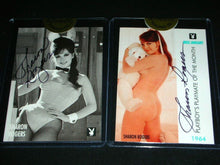 Load image into Gallery viewer, Playboy Sharon Rogers Collectors Club Auto Set
