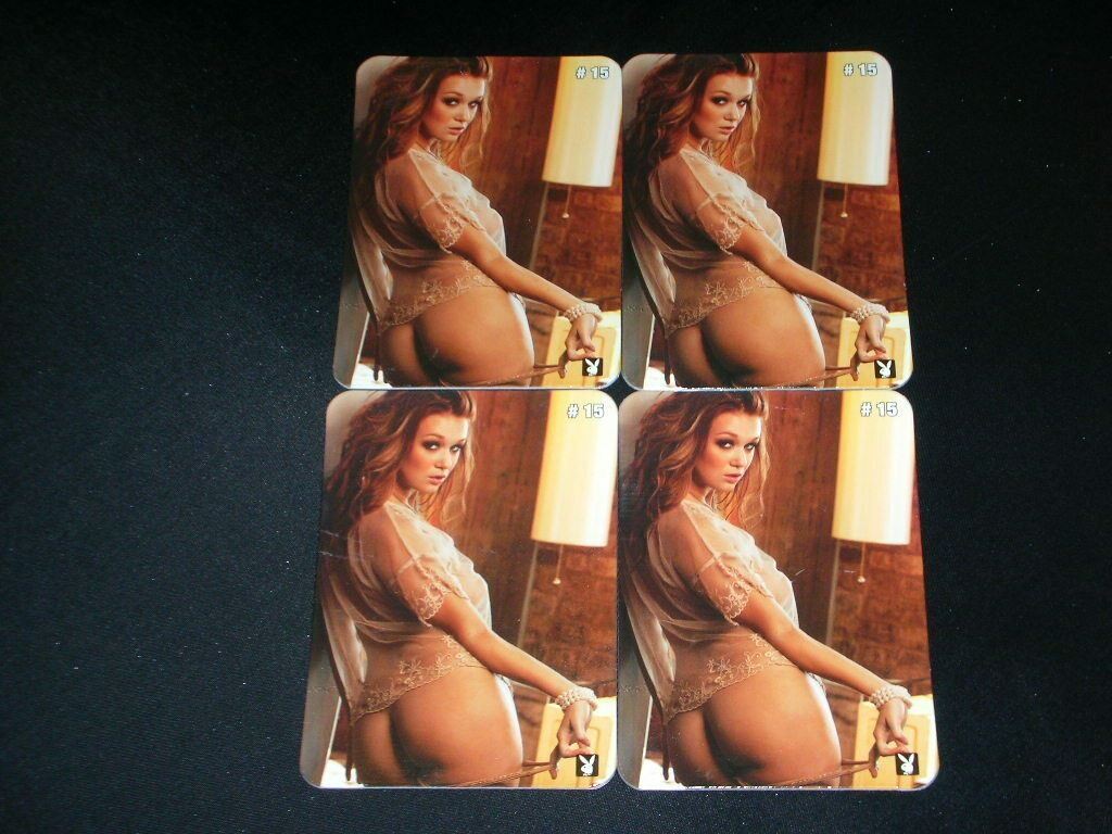 Playboy Sultry & Seductive Leanna Decker Press Plate Card Set