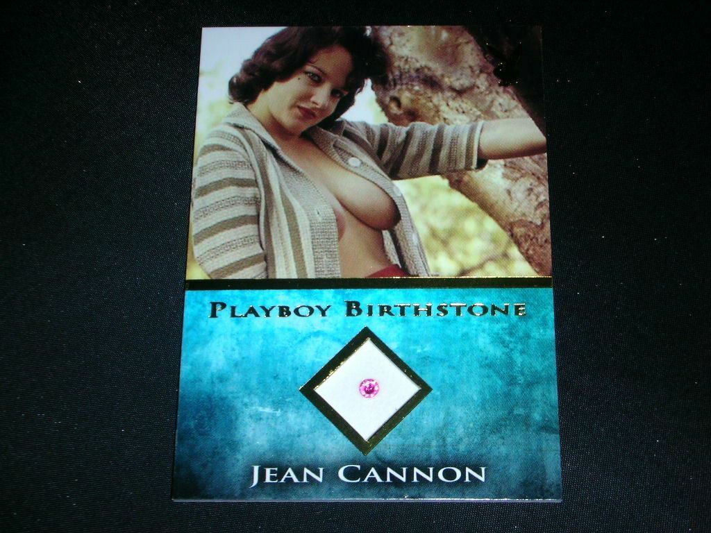 Playboy Bare Assets Jean Cannon Birthstone Card