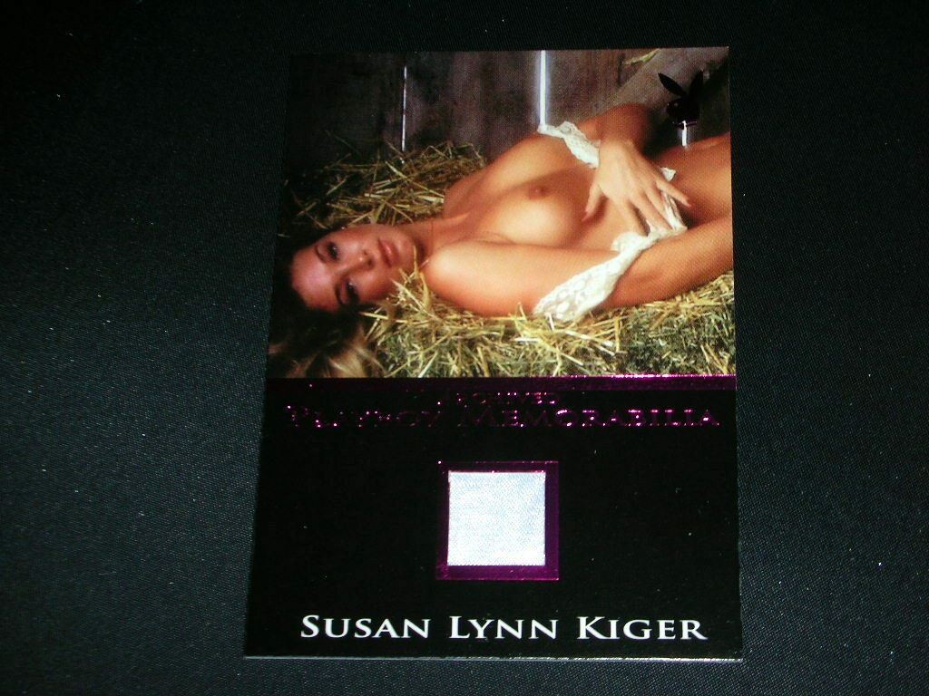 Playboy Bare Assets Susan Lynn Kiger Pink Foil Archived Memorabilia Card