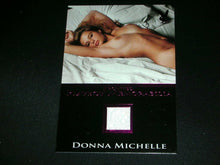 Load image into Gallery viewer, Playboy Bare Assets Donna Michelle Pink Foil Archived Memorabilia Card
