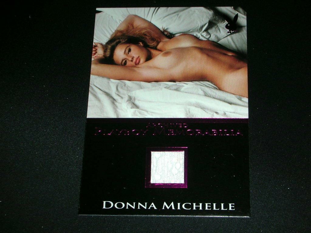 Playboy Bare Assets Donna Michelle Pink Foil Archived Memorabilia Card